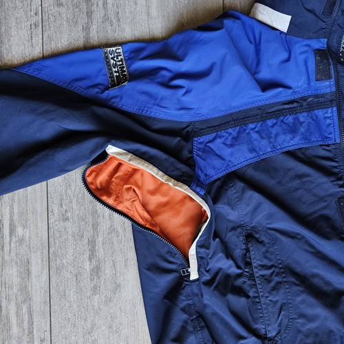 Vintage Fila Sport Weatherproof Jacket Mens Medium Blue Ultimate System Coat - Picture 5 of 23