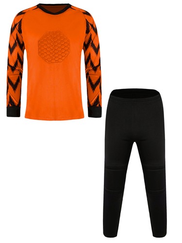 Boys Sets Goalie Outfits Soccer Activewear Goalkeeper Sweatshirt Sweatpants - Picture 70 of 78