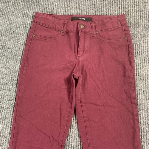 Joes Jeans Girls 14 Red Skinny Stretch Comfort Casual Low Rise 26x27 Pockets - Picture 3 of 13