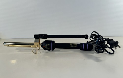 Hot Tools Professional Gold Curling Iron Wand .75”-1” Model 1108 & 1105 Set Of 2 - Picture 7 of 13