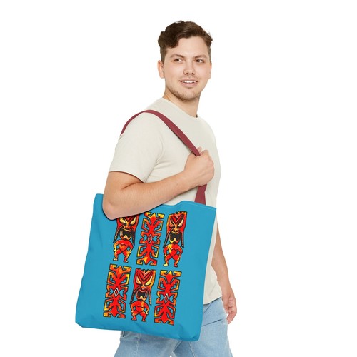 Borsa Tiki Lava Classica (AOP) Sfondo Turchese - Foto 56 di 61