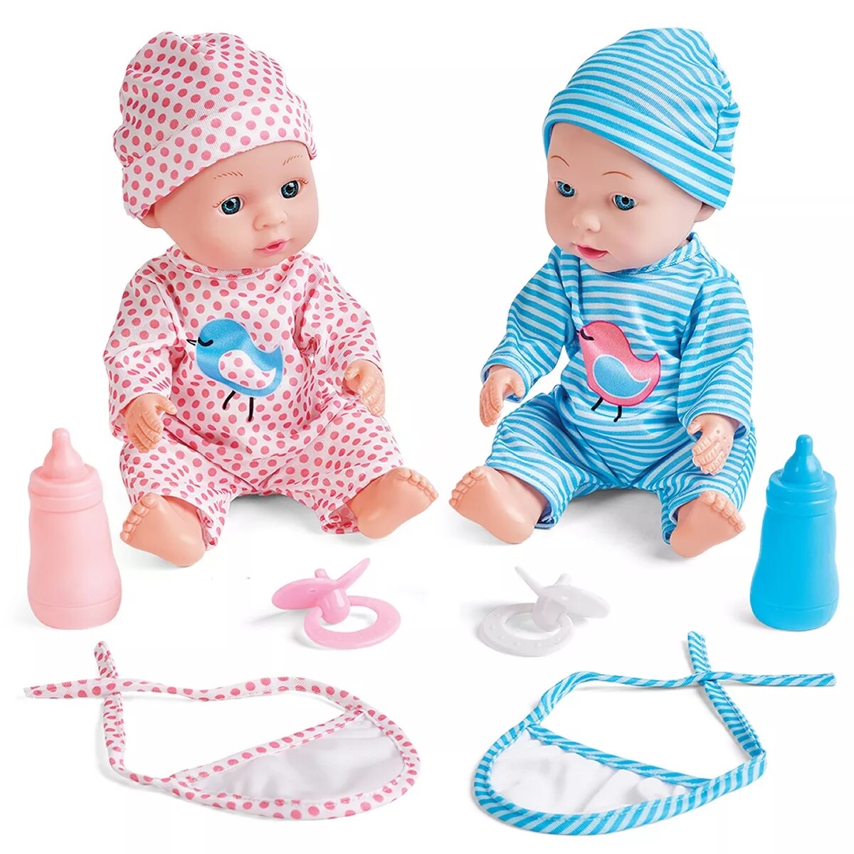 Kidoozie Just Imagine Care 'N Cuddle TWIN DOLL SET New | eBay