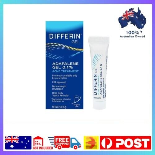 Differin Acne Treatment Gel, Retinoid Treatment for Face with 0.1% Adapalene AU - Picture 1 of 9