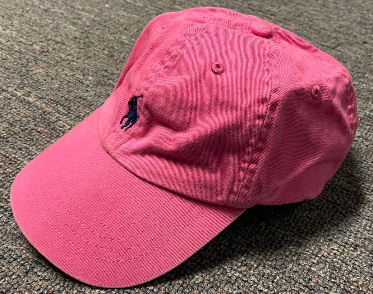 Vintage Polo Ralph Lauren pink baseball cap Polo Ralph Lauren Men`s Cotton Chino Baseball Cap (Pink(6763  main image 2