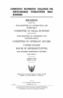 Consistently Inconsistent: Challenges For Service-Disabled, Veteran-Owned S...