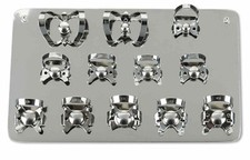 Fit Kofferdam Klammer Hager Werken Nr. 5/8A/12A/13A/14A Sortiment  7 St NEU/OVP