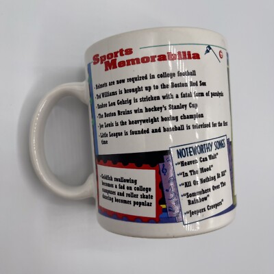 Mugs By Ganz 1939 Sports Memorabilia Movie Greats Headline News Noteworthy Songs
