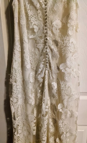 H&M Conscious Exclusive Floral Lace Maxi Dress S RARE Formal Wedding - Picture 9 of 10