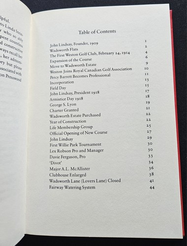 The History Of The Weston Golf And Country Club By Frederick Cruickshank 1980... - Picture 6 of 8