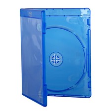 Empty Case DVD CD One Disc Storage Blu Ray Plastic Blue Sleeve Cover 11mm Box
