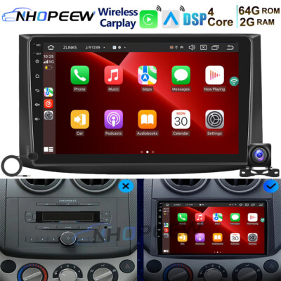 64GB Android 15 Carplay Autoradio GPS Navi DSP Für Chevrolet Aveo T250 2006-2012