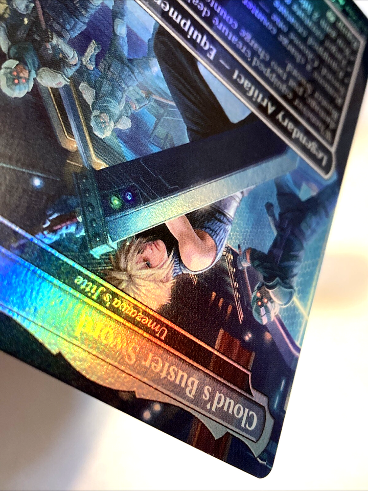 Cloud's Buster Sword - Umezawa's Jitte (Rainbow Foil) [Secret Lair Drop Series] main image 0