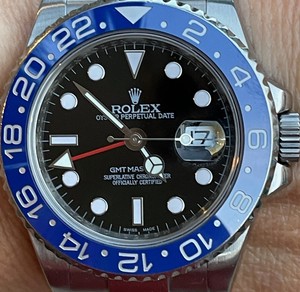 Rolex 40mm GMT Master II 116710 Superior Blue Ceramic Bezel 4 Blueberry  1675 | eBay