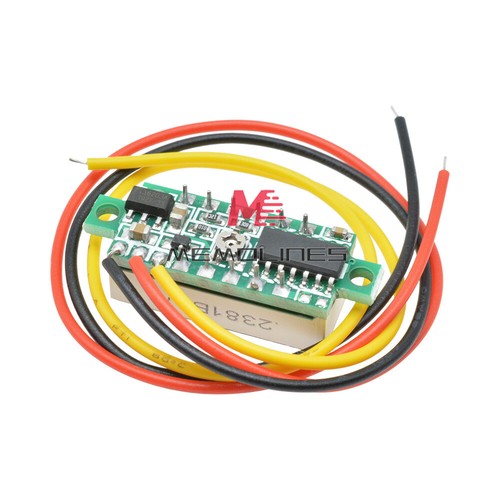 10 PCS Mini DC 0-100V 0.28" 3-Digital Voltmeter LED Voltage Panel Meter 3-Wires - Picture 15 of 61
