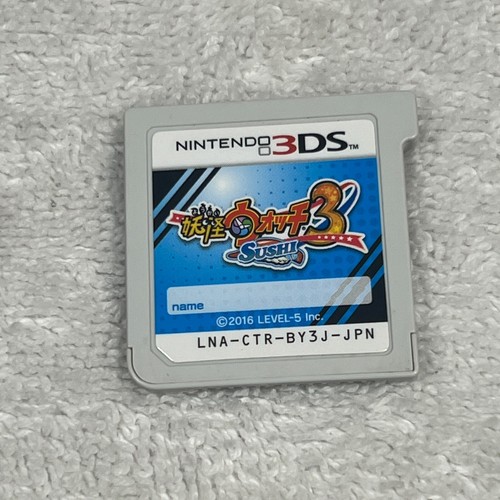Yo-Kai Watch 3 Sushi Role 3DS Game Japanese Version US Seller LNA-CTR-BY3J