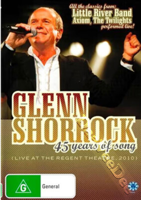 Glenn Shorrock: 45 Years Of Song NEW PAL Cult DVD Gil Matthews Glenn Shorrock