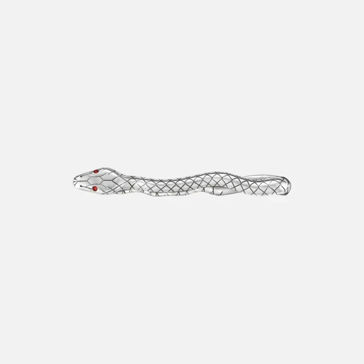 MontBlanc Snake Serpent Collection 925 Sterling Silver Tie Bar Clip MB £495 - Image 4 of 4