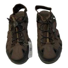 EDDIE BAUER MEN'S ENCLOSED TOE BUNGEE CLOSURE RAINIER SANDALS, CHOOSE COLOR/SIZE