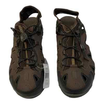 EDDIE BAUER MEN'S ENCLOSED TOE BUNGEE CLOSURE RAINIER SANDALS, CHOOSE COLOR/SIZE