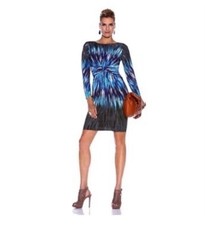 David Meister Kaleidoscope Jersey Dress Size 14