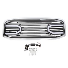 For 06-09 Dodge Ram 2500 3500 1500 Front Hood Chrome Big Horn Grilleshelllight
