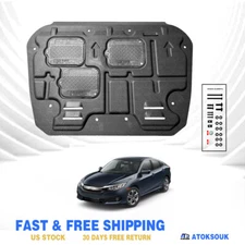 Thick Engine Splash Shield For Honda Civic 2016-2020 Front Engine Guard Hard