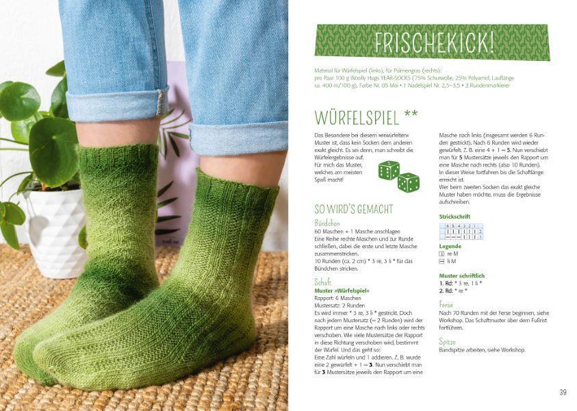 Thumbnail - Woolly Hugs Socken Stricken Mit Super-ferse | 24 Gute-laune-modelle |