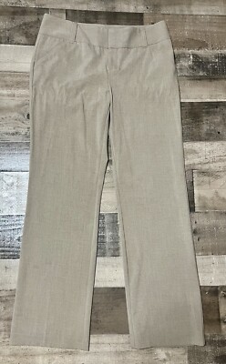 Daisy Fuentes Dress Pants Womens Size 10 Brown Straight Leg Career