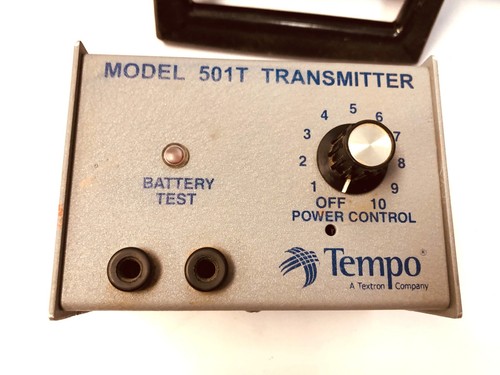 Tempo Model 501 Tracker II Cable Locating System - Transmitter & Receiver w/Case - Picture 7 of 14