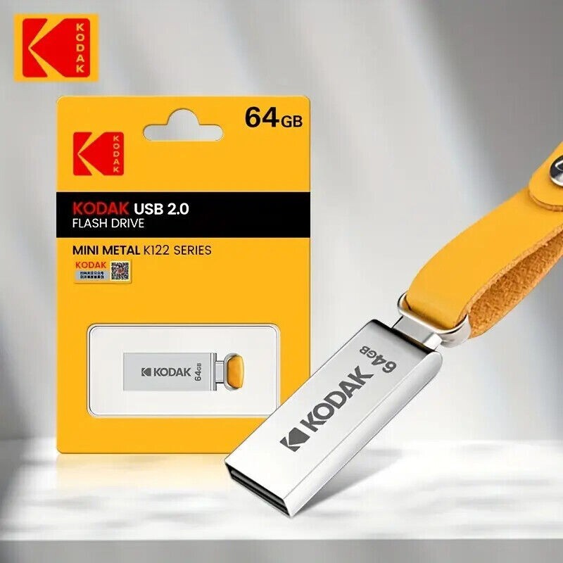 KODAK USB 2.0 Pen Drive 64 GB K122 Metal USB Flash Drive