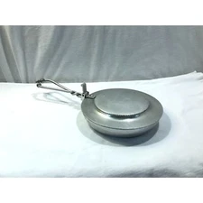 Vintage B W Buenilum aluminum crumb catcher silent butler, metal 