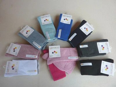 CAMANO Kinder Socken 3er Sparpack UNI 80% Baumwolle 19-42 Söckchen Wadensocken