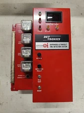 Used DET TRONICS R7303B1002 Supervised Ultraviolet Fire Detection System AOI