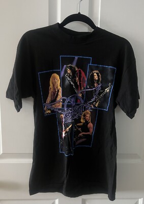 VINTAGE Aerosmith Pump North American Tour T-shirt Men Large 90s 