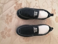 MOCASSINI UOMO COTONE BLU SCURO CASUAL ELEGANTI ESTIVI BARCA da 40 a 44