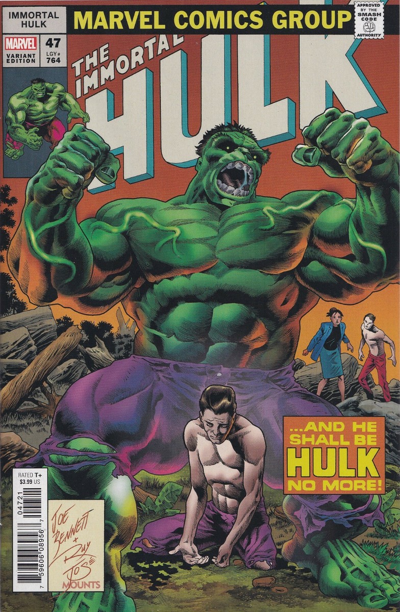 IMMORTAL HULK #47 (JOE BENNETT VARIANT)(2021) COMIC BOOK ~ Marvel