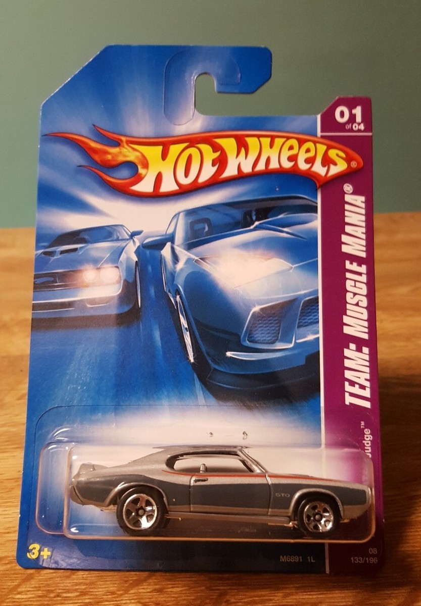 Hot Wheels '69 Pontiac GTO Judge 1:64 Lot of 3 Silver