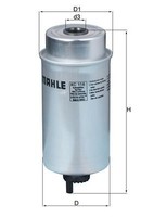Mahle KC 116 Kraftstofffilter FüR Ford LTI