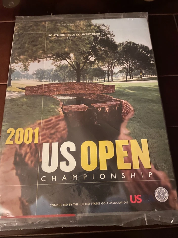 NEW 2001 US Open Championship Program "Golf Journal Magazine" Sealed USGA Tiger - Image 3 of 4