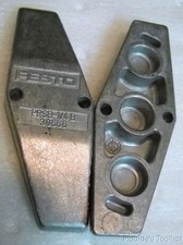 Lot of (2) New Festo Cover Blanking Plates for Tiger 2000, PRSB-1/4-B, 30666
