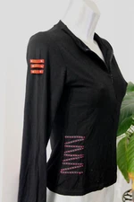 Nice Top Strechy Black Christian Lacroix Junior Size 16 Years Mint