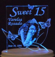 Personalized Photo Birthday Cake Topper Butterly Design Optional Led Light 8 Col Personalized Photo Birthday Cake Topper Butterly Design Optional Led Light 8 Col