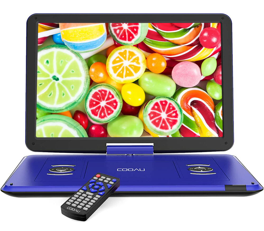 COOAU 17.5 Portable DVD Player with 15.6" HD Large Swivel Screen 6