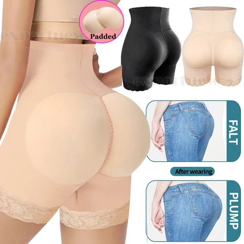 FAKE ASS Women's Butt & Hip Enhancer Booty Bum Padded Underwear Panties ...