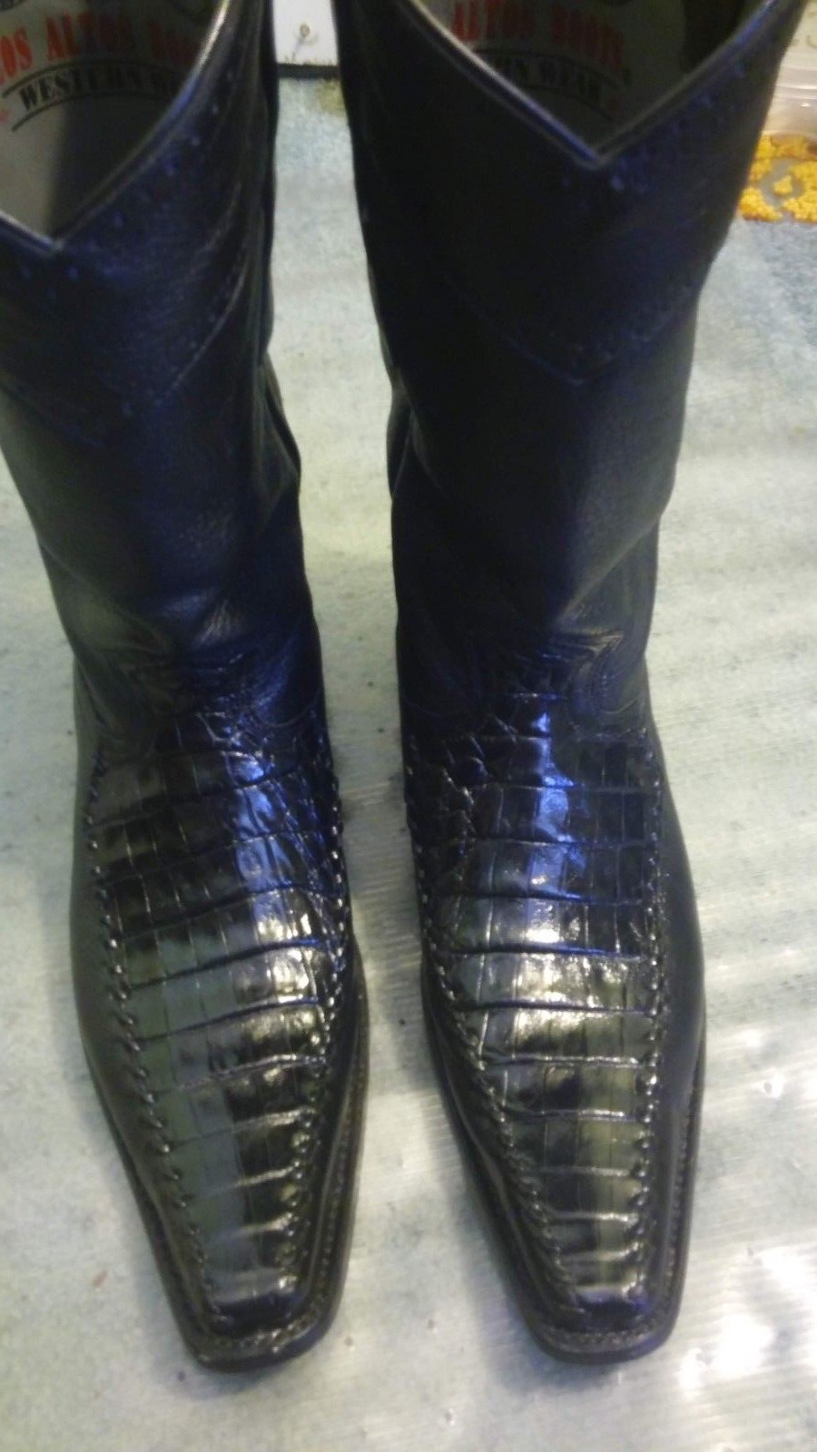 LOS ALTOS BOOTS ORIGINAL DE COCODRILO Y 