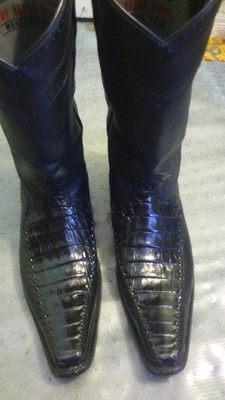 botas vaqueras de cocodrilo