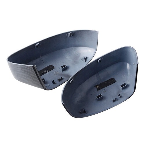 Pair For Ford Focus MK2 08~11/MK3 11~14 Carbon Fiber Door Side Mirror Cover Trim - Picture 7 of 10
