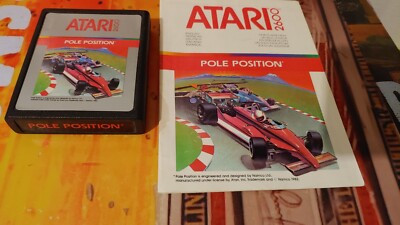 Pole Position (Namco) for Atari VCS 2600  (Modul & Manual) classic 8-bit game