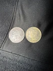 LOT OF (2) 1889 Morgan Silver Dollar - 90% Silver USA