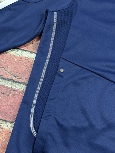 Mercedes-Benz Navy Blue Softshell Full Zip Performance Jacket Men’s Large image 8